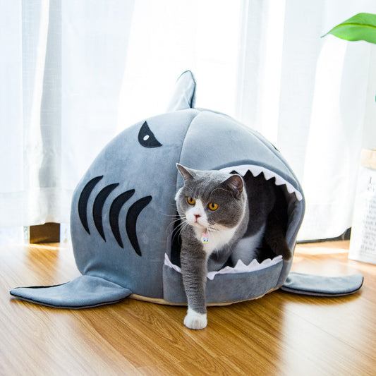 Comfy Shark Pet Bed
